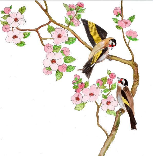 goldfinches
